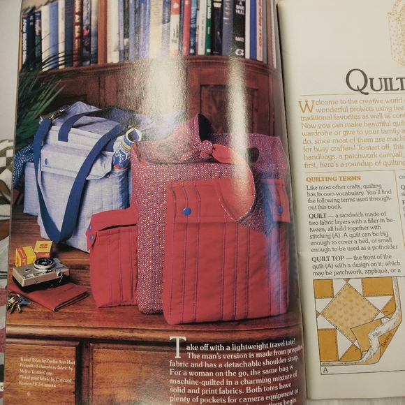 BOOK Vintage Simplicity Quick & Quilted Projects, includes Uncut pull-ou… - Picture 6 of 13